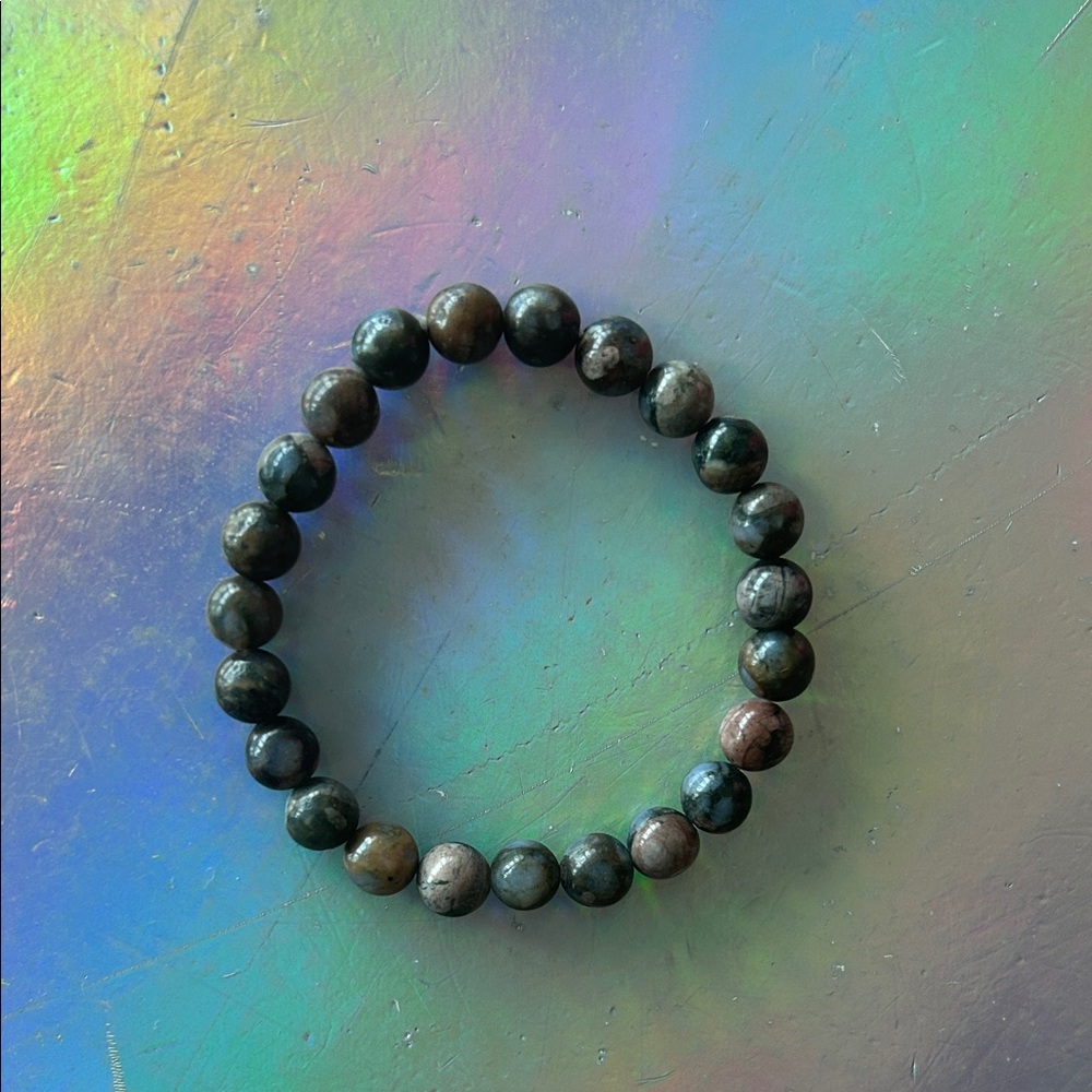 Que Sera Crystal Gemstone Beaded Bracelet